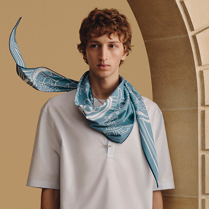 フーデッド・パーカ レザーパッチ 《Hパズル》 | Hermès フーデッド・パーカ レザーパッチ 《Hパズル》 | Hermès